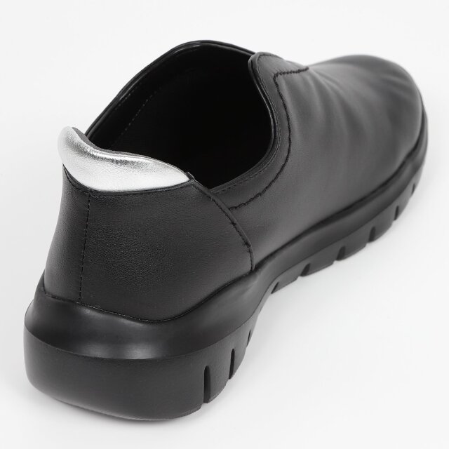 KISCO（キスコ）Vカットスリッポン ブラック｜BARCLAY（バークレー