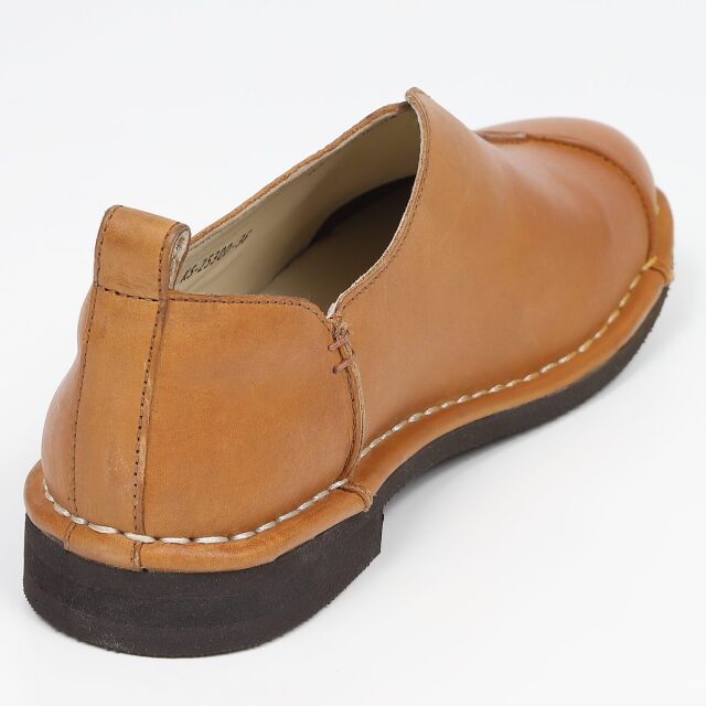 KISCO（キスコ）アウトステッチVカット軽量シューズ タン｜BARCLAY