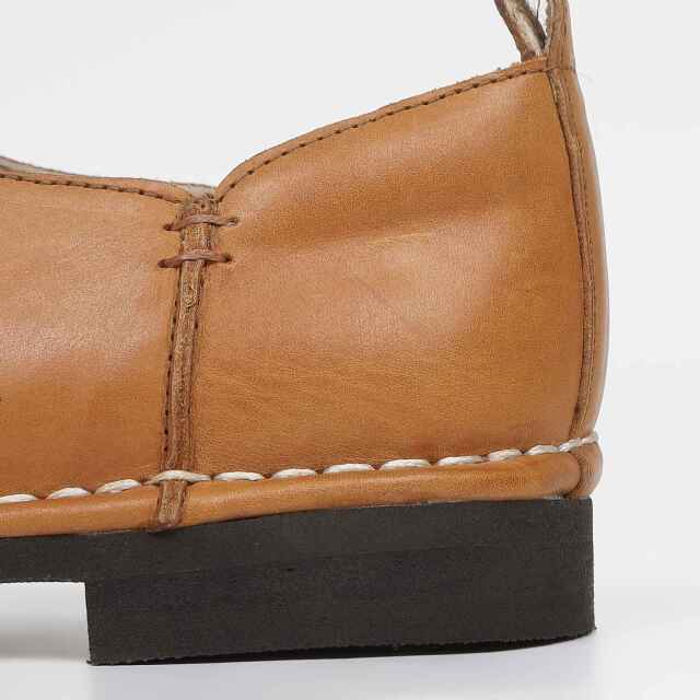 KISCO（キスコ）アウトステッチVカット軽量シューズ タン｜BARCLAY