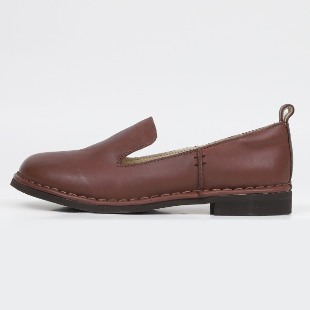 KISCO（キスコ）アウトステッチオペラカット軽量シューズ ダーク