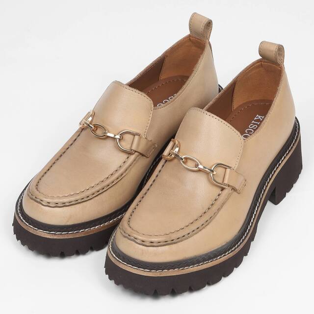 KISCO（キスコ）トラックソールビットローファー　オーク