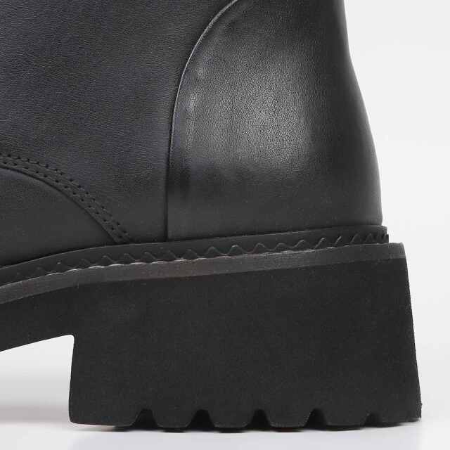 KISCO（キスコ）トラックソールレースアップブーツ ブラック｜BARCLAY