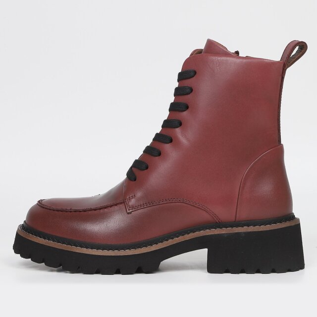 KISCO（キスコ）トラックソールレースアップブーツ バーガンディ