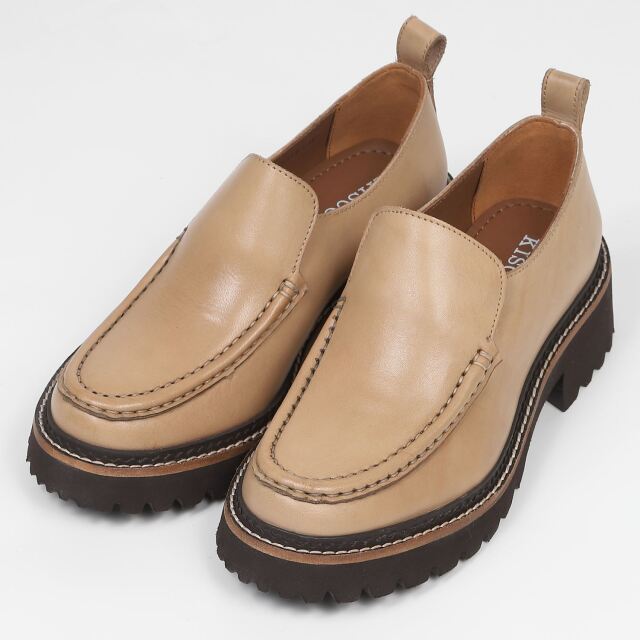 KISCO（キスコ）トラックソールモカシンローファー　オーク