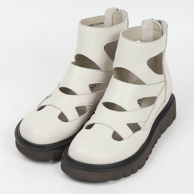 KISCO（キスコ）グルカ調ブーツサンダル　アイボリー