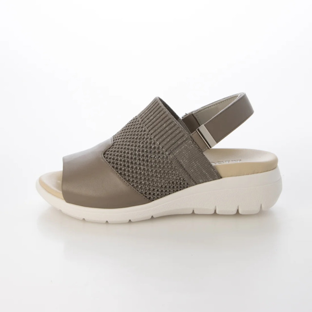 SALE】KISCO（キスコ）軽量ニットカバードサンダル グレー｜BARCLAY