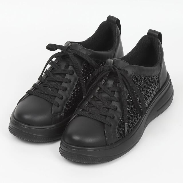 KISCO(キスコ)メッシュスニーカー ブラック