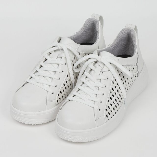 KISCO(キスコ)メッシュスニーカー ホワイト