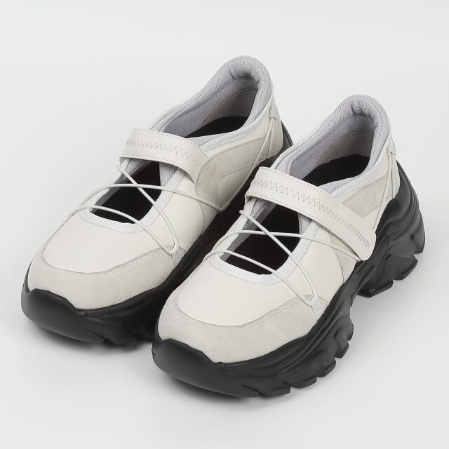 KISCO(キスコ)メリージェーンスニーカー アイボリー