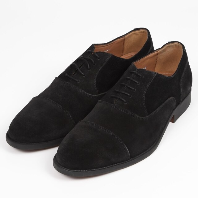 【SALE】KISCO MEN'S（キスコ メンズ）スエードレースアップシューズ 　ブラックスエード