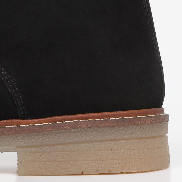 KISCO MEN'S（キスコ メンズ）スエードチャッカブーツ ブラック