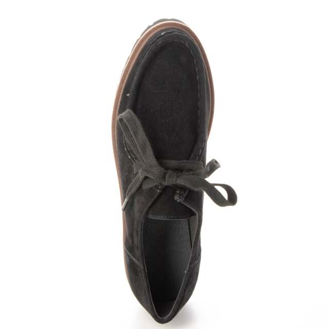 OUTLET】KISCO（キスコ）ローカットワラビーシューズ ブラック