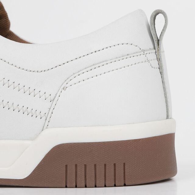 KISCO MEN'S（キスコ メンズ）レザースニーカー ホワイト｜BARCLAY