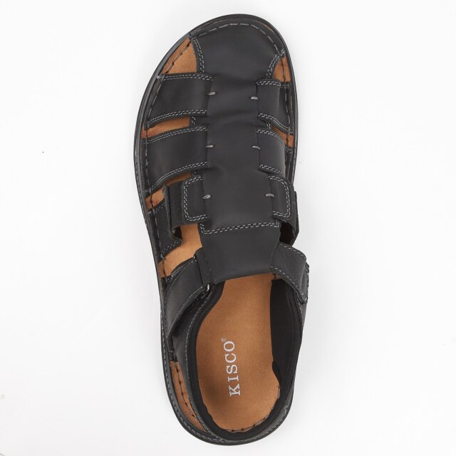 KISCO MEN'S（キスコ メンズ）グルカサンダル ブラック｜BARCLAY