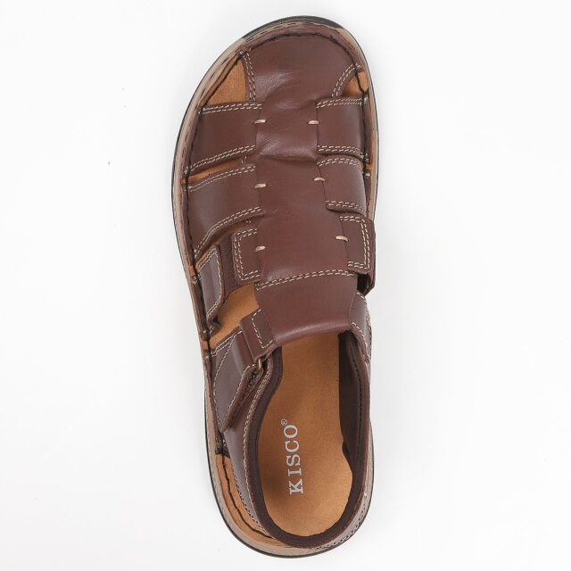 KISCO MEN'S（キスコ メンズ）グルカサンダル ブラウン｜BARCLAY