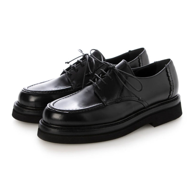 【OUTLET】NAPOLEONI（ナポレオーニ） イタリア製 厚底レースアップシューズ　ブラック