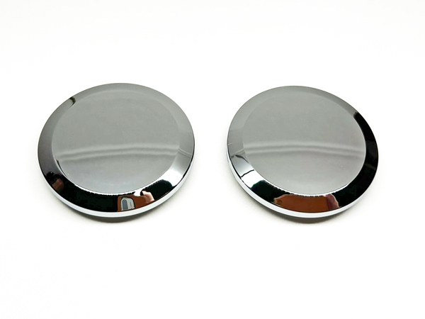 ゼファー400/χ/1100用 カワサキ 純正 フレーム キャップ ピポットプレートキャップ メッキ 左右 2個セット