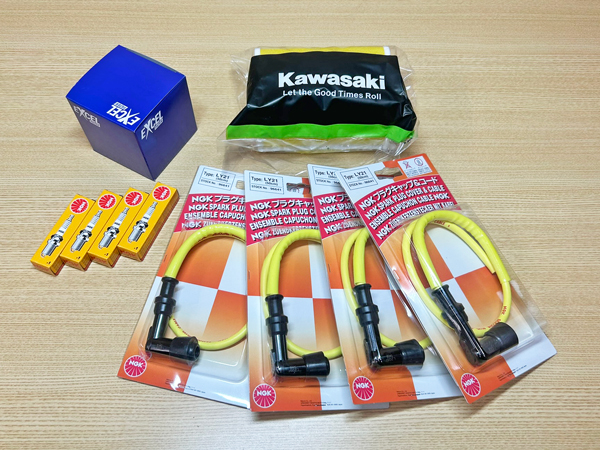 ゼファー400  メンテナンスセット