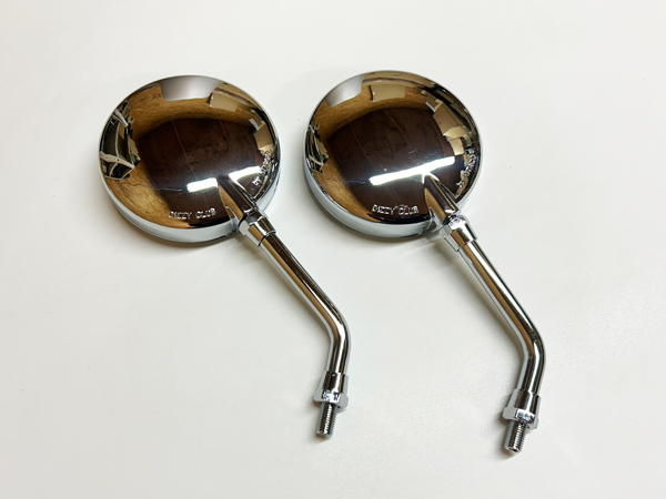 Z2 ミニミラー メッキ 10ｍｍ 正ネジ 左右2本セット