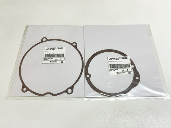 ゼファー750 カワサキ純正 ポイントカバー ジェネレーターカバー ガスケット セット