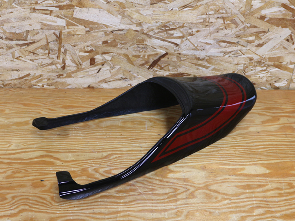 ゼファー400Z2仕様外装キット 火の玉（ブラック/レッド）