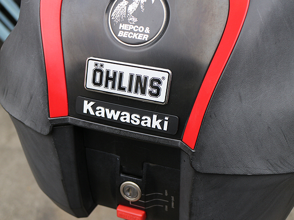 カワサキ ゼファー750 ジェネレーターカバー アルミシール エンブレム