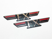 カワサキ純正 FX サイドカバー エンブレム 2枚セット Z400FX Z750FX ゼファー FX外装