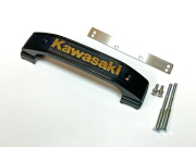 ゼファー400/χ/750 純正フォークカバーエンブレム 三又エンブレム 取付セット Kawasaki 金文字