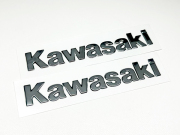 カワサキ純正 立体 タンクエンブレム 3D メッキ文字 左右 ２枚セット
