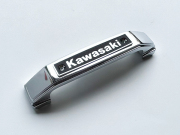 カワサキ純正 フォークカバー エンブレム 三又エンブレム メッキ Kawasaki 小文字 本体