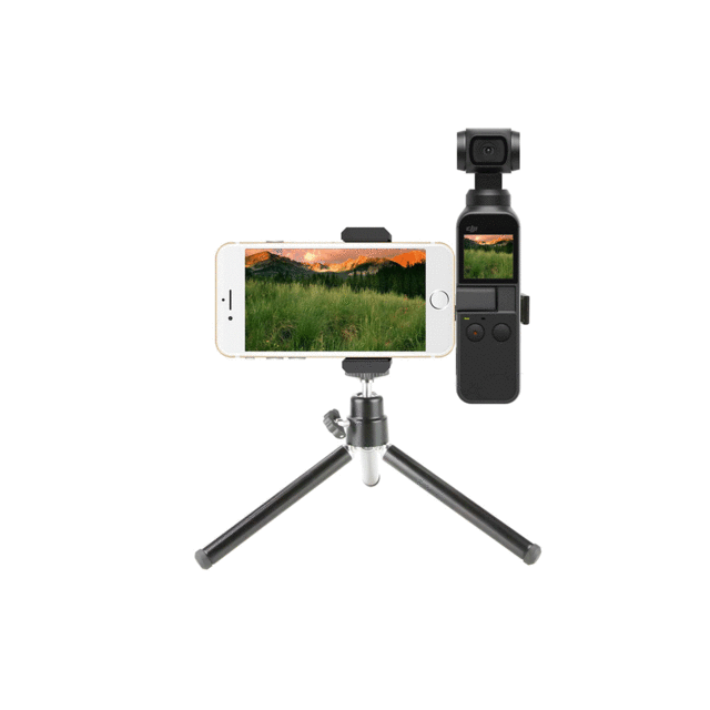 スマホアクセサリー DJI OSMO Pocket DJI OSMO POCKET 三脚付きスマホホルダー アクセサリー 拡張