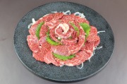 馬刺し 特選赤身150ｇ（50gブロック×3個・小袋醤油3個付き）送料無料！！