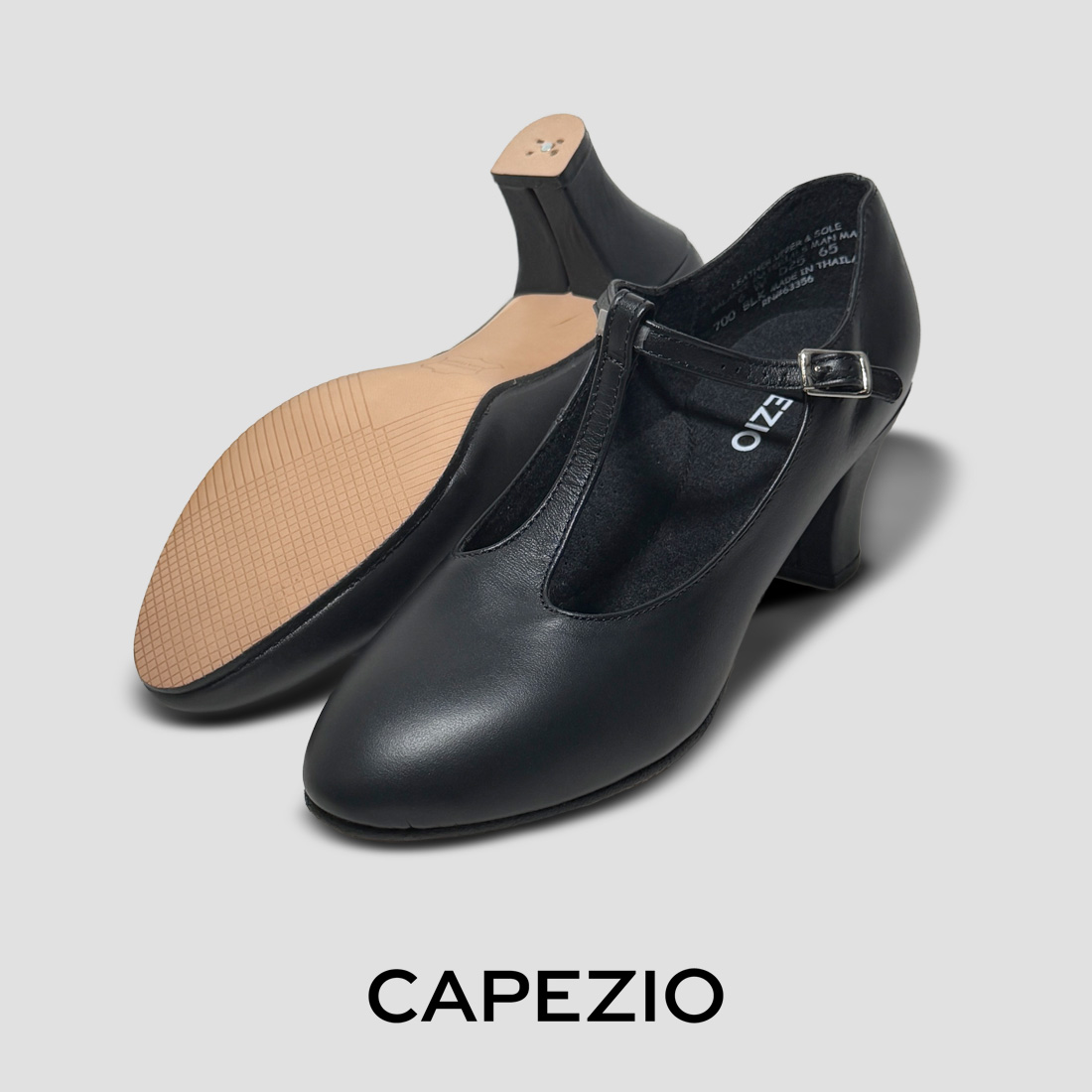 CAPEZIO（カペジオ）キャラクターシューズ700 T-STRAP/BLACK（黒）