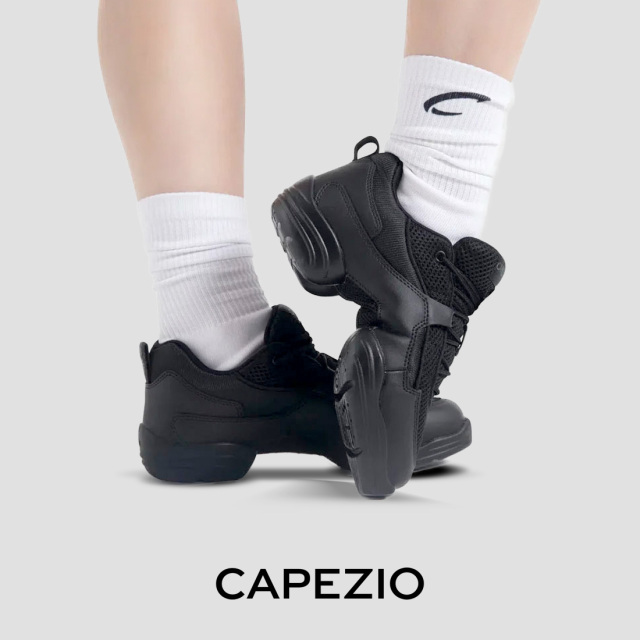 Capezio(カペジオ）ダンススニーカーDS11 FIERCE DANSNEAKER・BLACK/黒