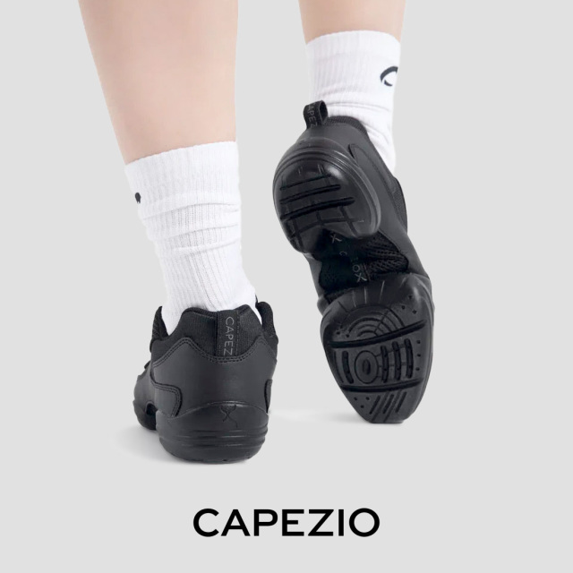 Capezio(カペジオ）ダンススニーカーDS11 FIERCE DANSNEAKER・BLACK/黒