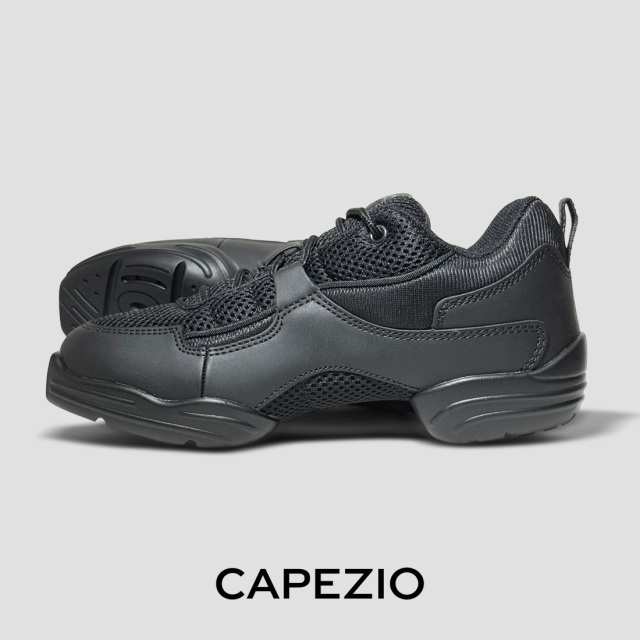 Capezio(カペジオ）ダンススニーカーDS11 FIERCE DANSNEAKER・BLACK/黒