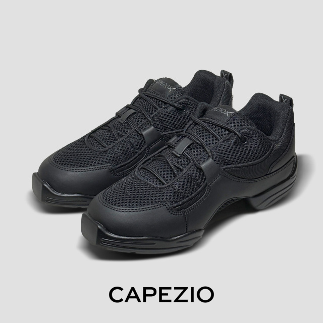 Capezio(カペジオ）ダンススニーカーDS11 FIERCE DANSNEAKER・BLACK/黒