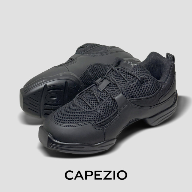 Capezio(カペジオ）ダンススニーカーDS11 FIERCE DANSNEAKER・BLACK/黒