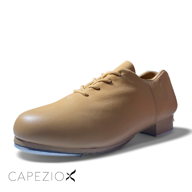 CAPEZIO（カペジオ）タップシューズM62 "SPECIAL"TAP OXFORD FLEX -BASEMENT STYLE-（子供・女性・男性用） [Taopagii] ダンスシューズ タップダンスシューズ PU革 エナメル 男女兼用 かるい 通気性 滑りにくい 踊りやすい ラテ