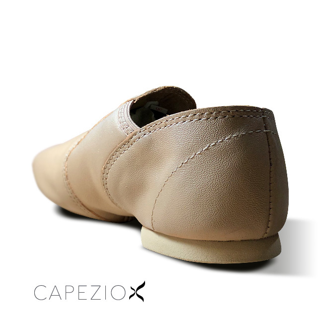 Capezio カペジオ 牛革製 EJ2　ベージュ CAPEZIO ジャズシューズ ジャズダンスシューズ チアダンス 牛革