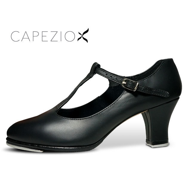 CAPEZIO（カペジオ）タップシューズTストラップ（黒）