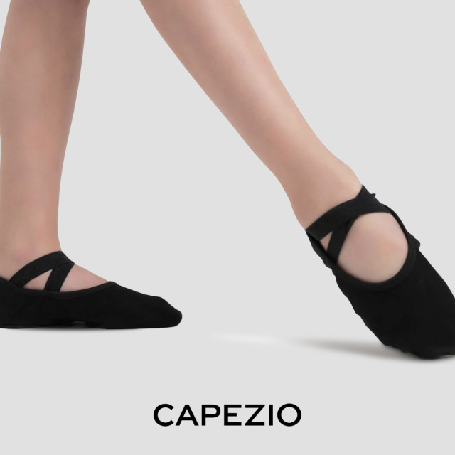CAPEZIOバレエシューズ2037W HANAMI CANVAS