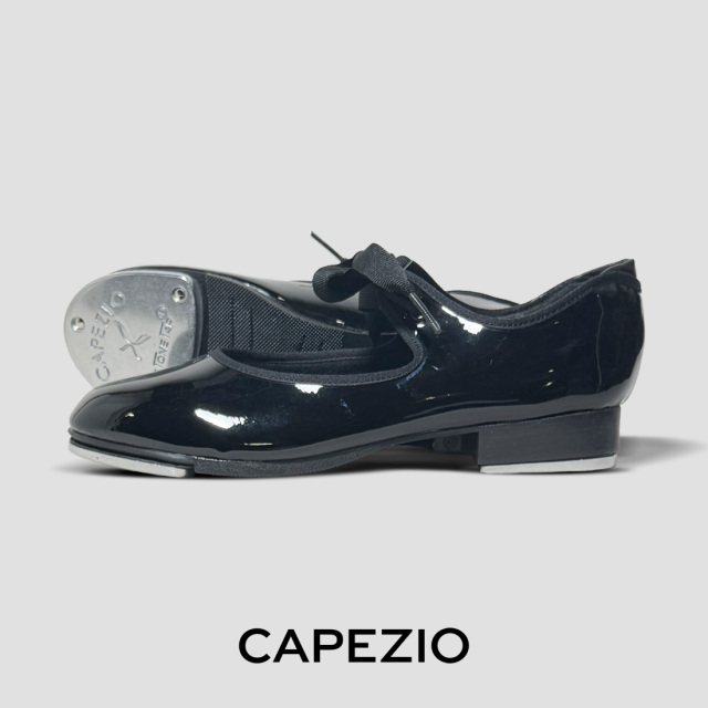 CAPEZIO（カペジオ）タップシューズ356 SHUFFLE TAP -PAT 黒エナメル