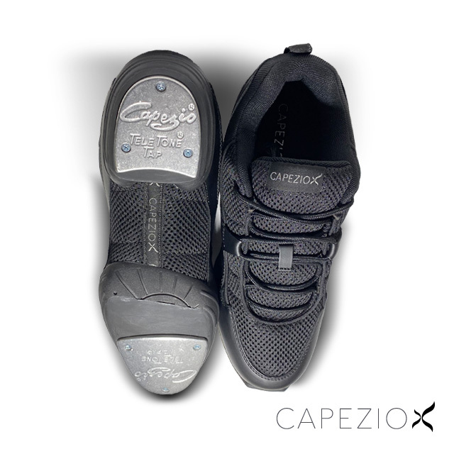 capezio DS11 ブラック 7M Fierce Dansneaker Hip-Hop Dance Sneaker | Capezio