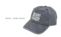 バスデイベースボールLowキャップ〈black×white silver〉