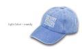 バスデイ ベースボールLowキャップ〈light blue×candy〉