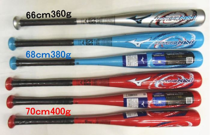 2022年モデル カタログ外・後期限定品 ヒッティングナビ ミズノ 少年軟式用バット1CJFY127