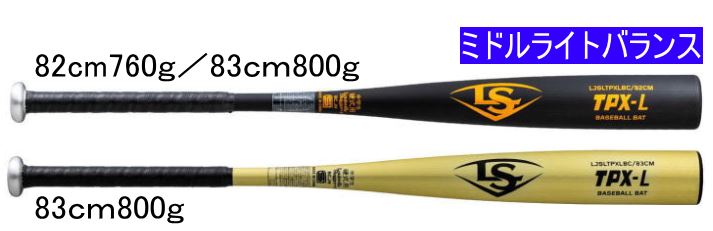 送料無料　2023年モデル TPX-L ルイスビルスラッガー 中学硬式用バット ミドルライトバランス WBL27440