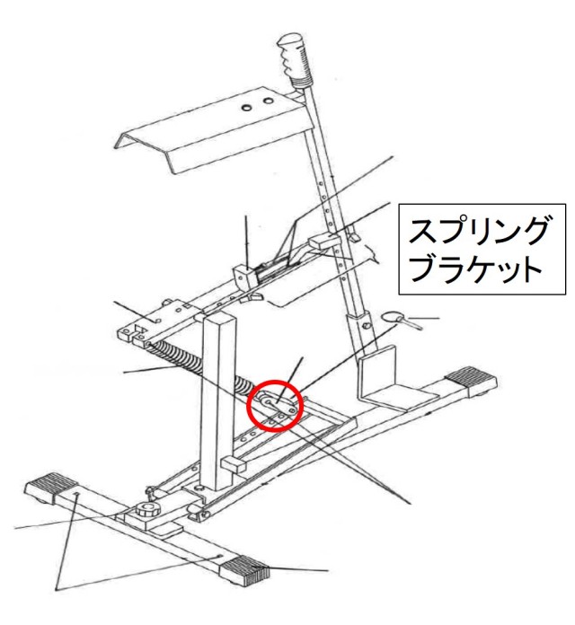 ルイスビルスラッガー キッチリ君専用部品 スプリングブラケット
