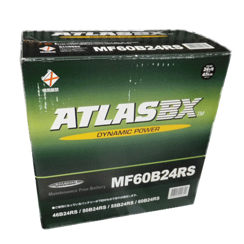 ATLASBX 60B24R-S アトラス 自動車 用 バッテリー ATLAS
